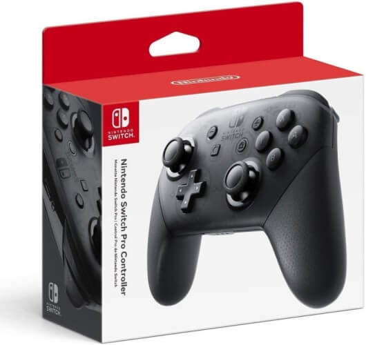 Caixa do Nintendo Switch Pro Controller.