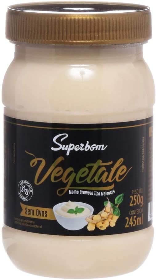 Maionese vegana Vegetale Superbom