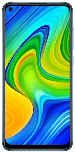 Celular Redmi Note 9 - 128 GB da Xiaomi.