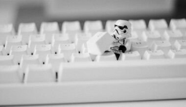 presentes para nerds stormtrooper lego teclado