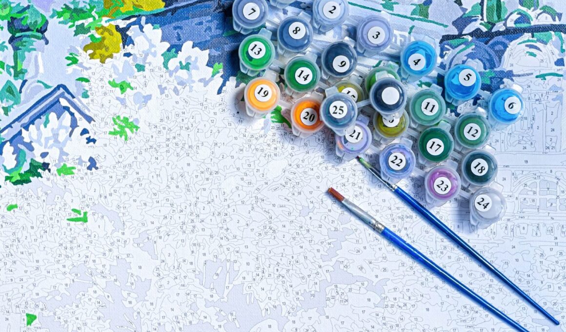 kit de pintura por números