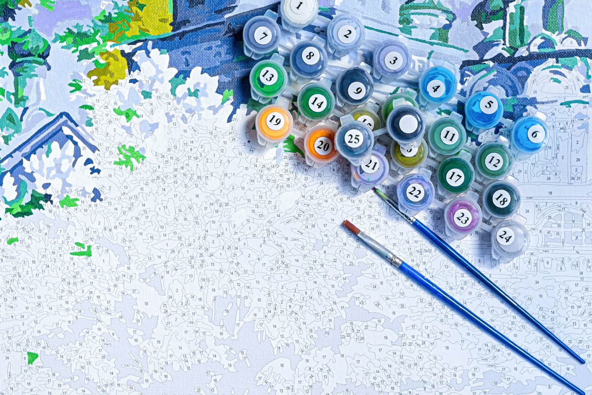 Relaxe E Divirta se Com Os Kits De Pintura Por N meros 