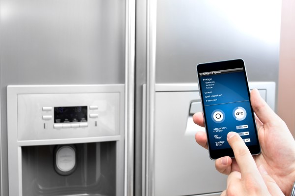 Controle de temperatura de geladeira smart por aplicativo.